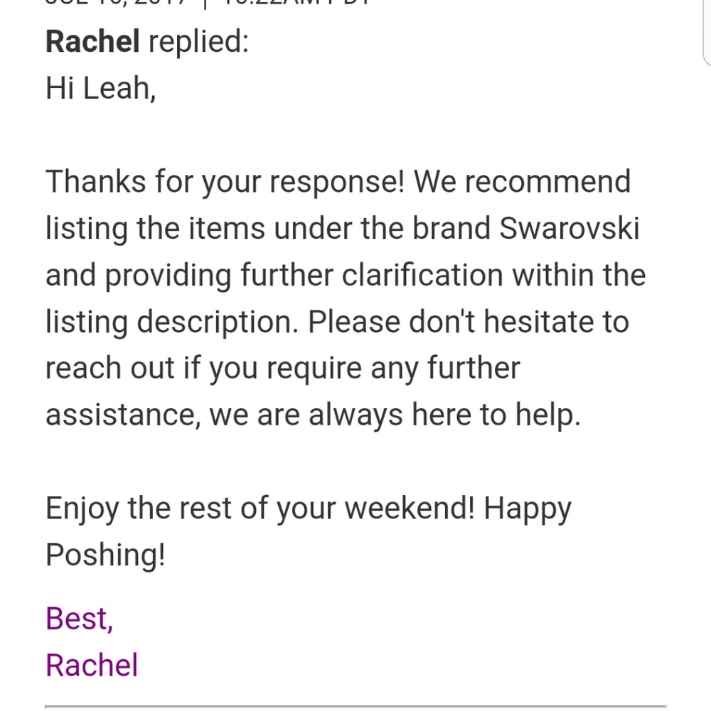 18k Swarovski Tennis Bracelet - Picture 7 of 8